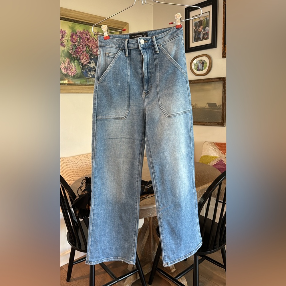 Just black denim jeans